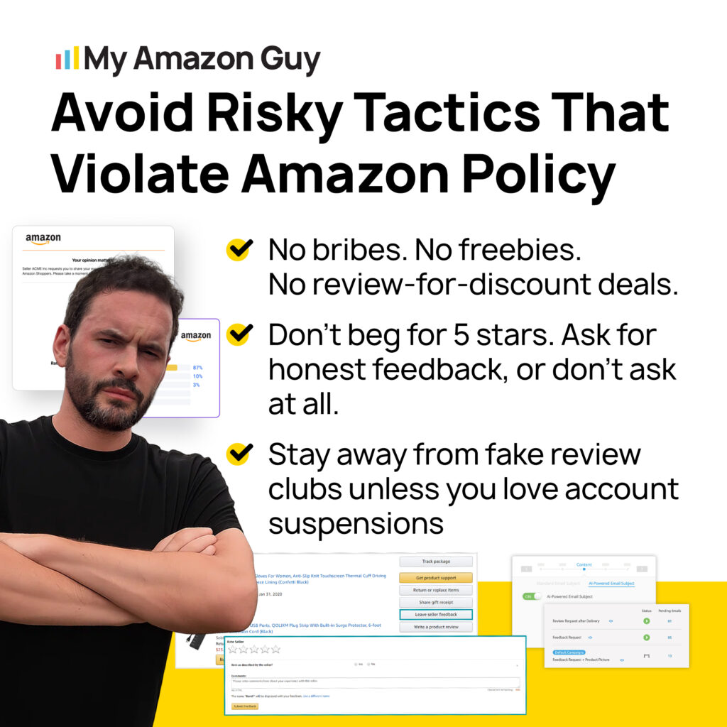 Amazon Product Review Management Avoid Risky Tactics That Violate Amazon Policy