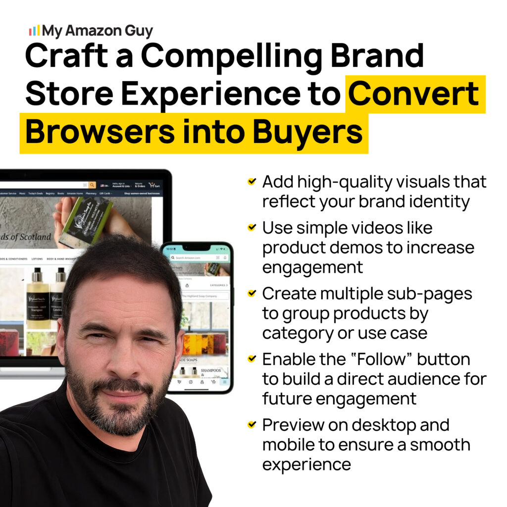 Diversify on Amazon Craft a Compelling Brand Store Experience to Convert Browsers to Buyers