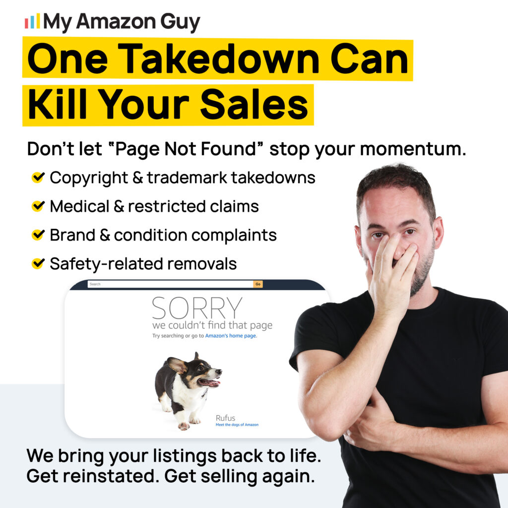 Amazon Product Reinstatement Email Templates: How to Write Winning Appeals 2 Amazon Product Reinstatement Email Template One Takedown Can Kill Your Sales.jpg