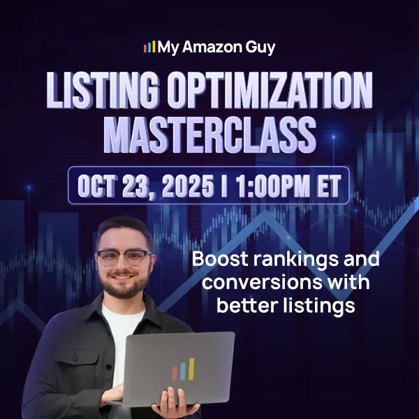 Amazon Seller Events 2 listing optimization masterclass October 23, 2025