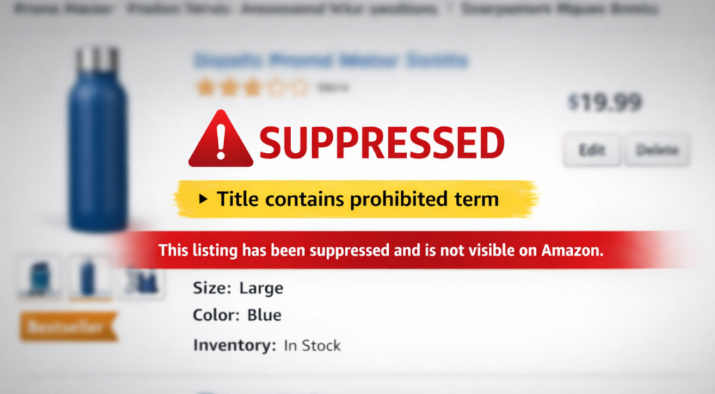Suppressed Amazon Listing Featured Image