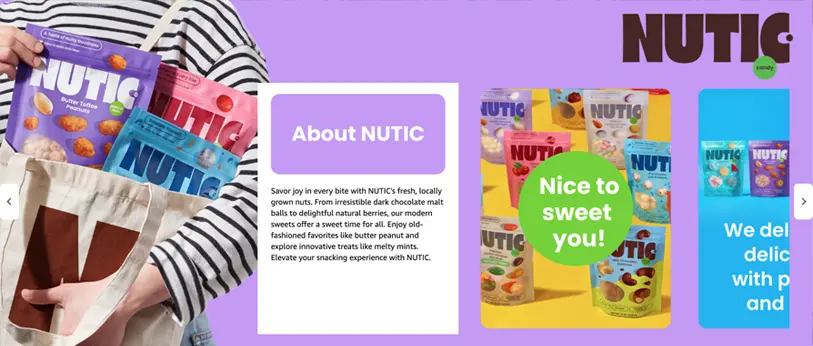 Amazon brand story - Nutic