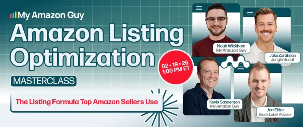 Amazon listing optimization masterclass popup 1