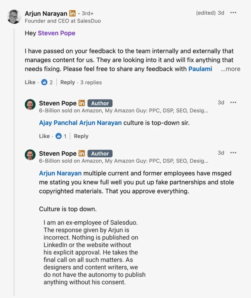 My Amazon Guy vs SalesDuo