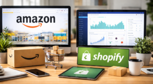 Amazon and Shopify U.S. E commerce Market Share Now Controls Half the Market Featured Image