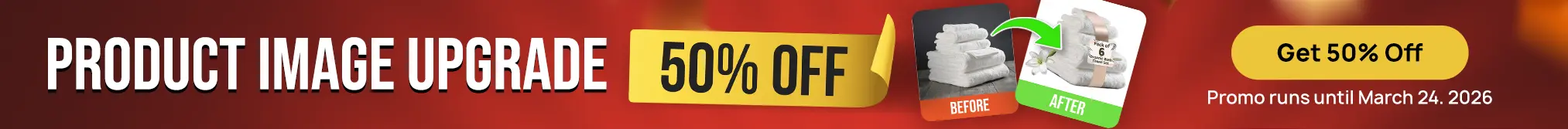 MAG CTR Hack 50% Off Homepage Banner