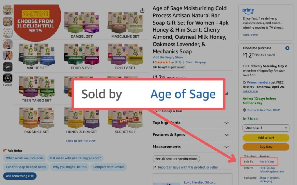 How to Change Your Amazon Seller Name Example of Amazon Seller Name.jpg