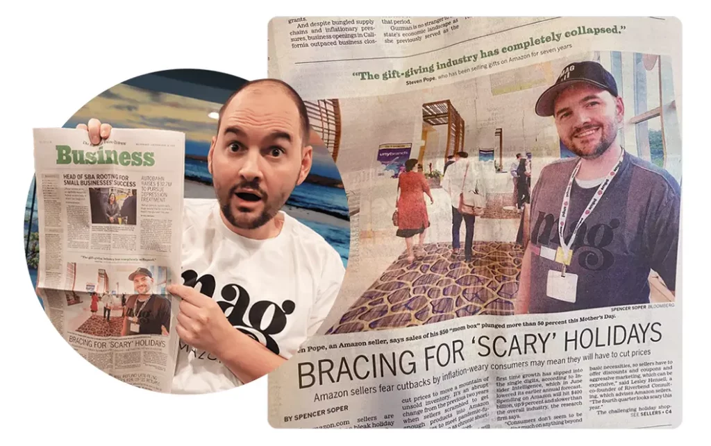 The San Diego Union Tribune feature on My Amazon Guy