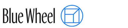 agency logos blue wheel