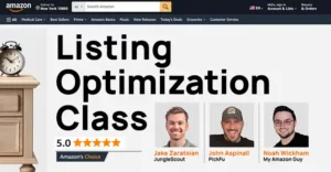 Amazon Listing Optimization Class