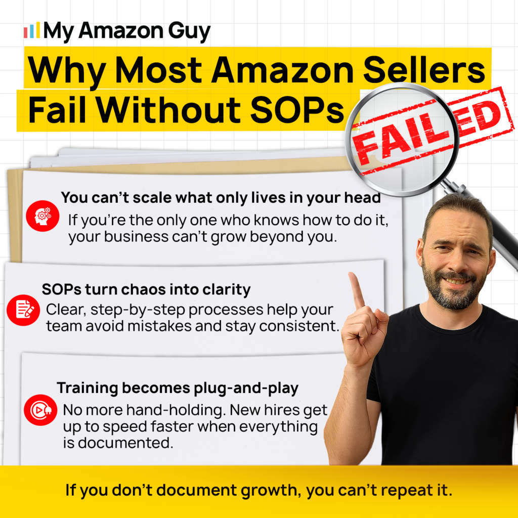 Amazon Seller Changes 2026 Why Most Amazon Sellers Fail Without SOPs