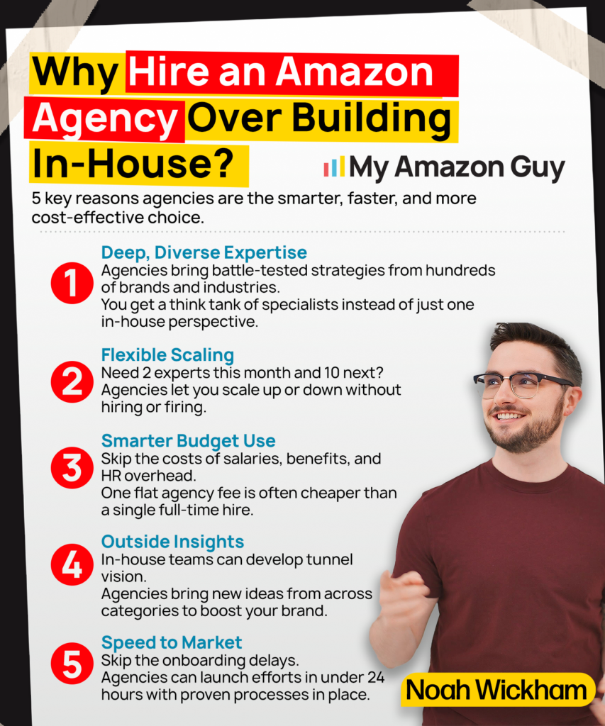 In-House vs Amazon Account Management Agency Why Hire an Amazon Agency over Building In House